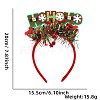 Christmas Plastic Hair Bands PW-WGEA057-09-1