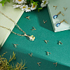 80Pcs 201 Stainless Steel Ice Pick Pinch Bails STAS-BBC0009-01-4