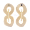 Acrylic Dangle Stud Earrings EJEW-JE03840-03-3
