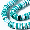 Handmade Polymer Clay Beads Strands CLAY-R089-8mm-085-2