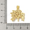 Brass Micro Pave Cubic Zirconia Pendants KK-N254-125G-3