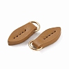 Leather Zipper Pull Tabs DIY-WH0374-82F-2