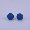 Round Silicone Focal Beads SI-JX0046A-95-5