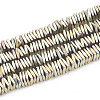 Electroplate Non-magnetic Synthetic Hematite Beads Strands G-T061-129E-1