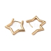 Brass Hoop Earrings EJEW-C073-11KCG-2