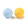 Rubberized Style Imitated Silicone Acrylic Beads MACR-D029-01A-2