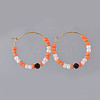 (Jewelry Parties Factory Sale)316L Surgical Stainless Steel Hoop Earrings EJEW-JE03690-01-1
