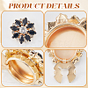 Brass Cuff Buttons DIY-WH20011-69D-5