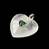 Natural Quartz Crystal Pendants X-G-C274-04I-3