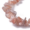 Natural Sunstone Beads Stretch Bracelets BJEW-JB04152-01-2