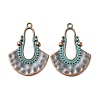 Tibetan Style Alloy Pendants FIND-B055-02I-1