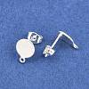 304 Stainless Steel Stud Earring Findings STAS-K184-02-01S-2