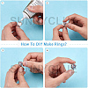 DIY Finger Rings Making Kits DIY-SC0020-61-4