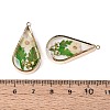 Epoxy Resin Pendants KK-Q082-02KCG-05-3