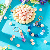 50Pcs Food Grade Eco-Friendly Silicone Beads SIL-TADJ0001-03E-6