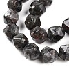 Natural Fluorescent Syenite Rock(Glow under UV Light) Beads Strands G-T141-02A-4