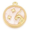 Alloy Enamel Pendants X1-ENAM-T021-03B-1