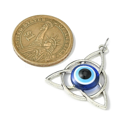 Alloy Triquetra Pendants PALLOY-JF02399-1