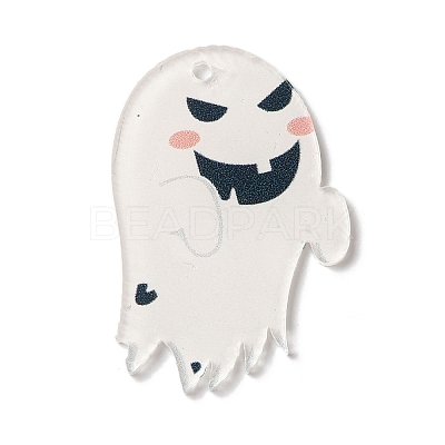 Halloween Printing Acrylic Pendants FIND-K017-05B-1