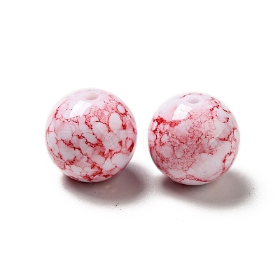 Opaque Acrylic Beads LS-SACR-A001-04D-1