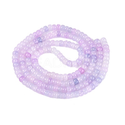 Ombre Effect Dyed Glass Beads Strands X-GLAA-Q106-05A-A11-1