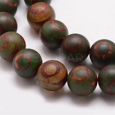 Tibetan Style Mixed Pattern DZi Beads - Beadpark.com