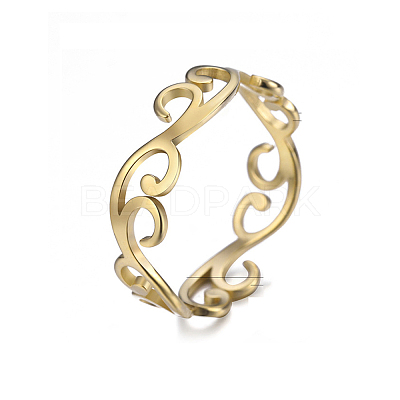 304 Stainless Steel Finger Rings for Women FS-WGFE90D-10-1