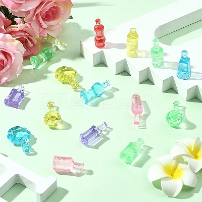 20Pcs Transparent Acrylic Children's Gem Toys OACR-YW0003-91-1