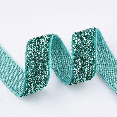 Glitter Sparkle Ribbon SRIB-T002-01B-25-1