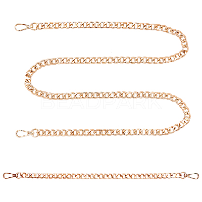 Aluminum Curb Chain Bag Handles FIND-PH0002-13LG-1