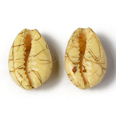 Natural Cowrie Shell Beads SSHEL-N0232-08-1