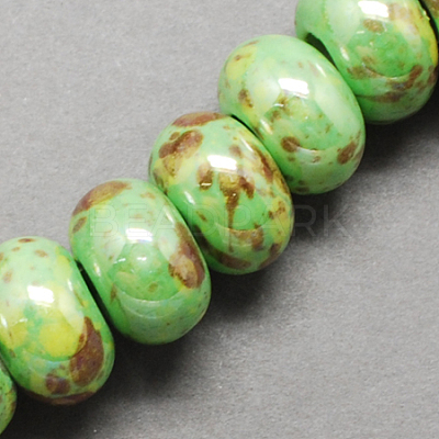 Handmade Porcelain European Beads OPDL-Q099-6-1