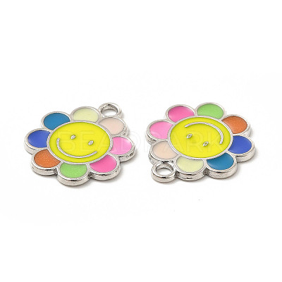 Alloy Enamel Pendants ENAM-B050-04P-01-1