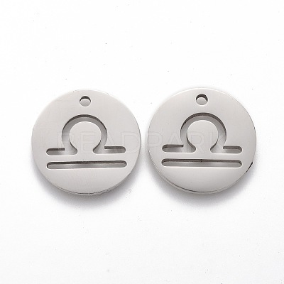 Tarnish Resistant 201 Stainless Steel Pendants STAS-Z001-B-09P-1