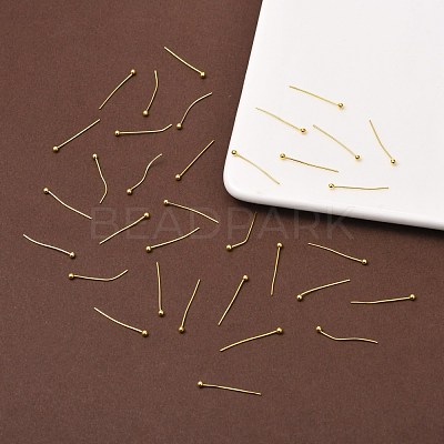 Brass Ball Head Pins KK-R020-04G-1