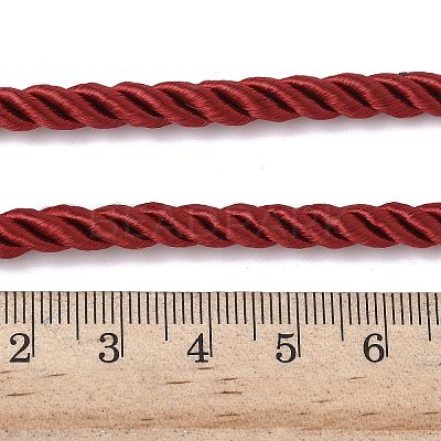 5MM Nylon Twisted Cord Necklace Making FIND-G096-01G-22-1