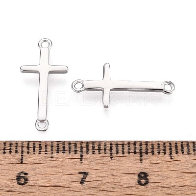 925 Sterling Silver Connector Charms STER-N016-98P-1