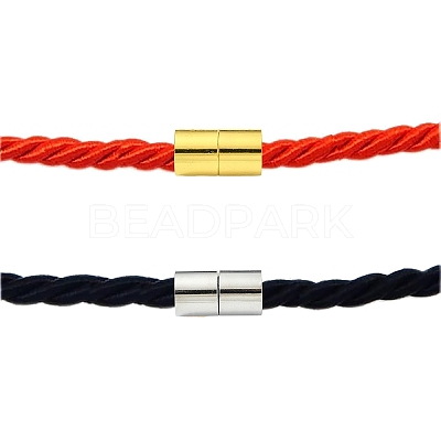 8Pcs 2 Colors Brass Magnetic Clasps FIND-YW0007-40-1