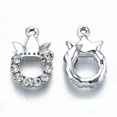 UV Plated Alloy Pendants PALLOY-S181-023-RS-1