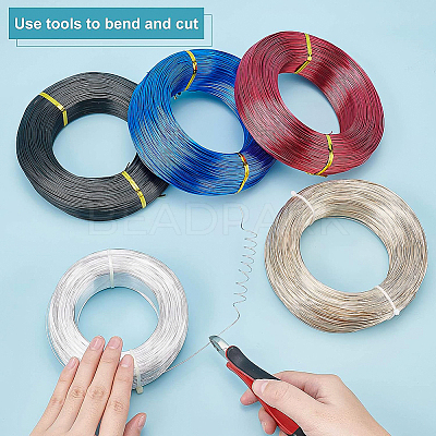 Round Anodized Aluminum Wire AW-BC0007-0.8mm-01-1