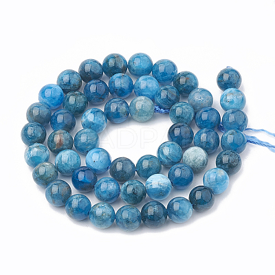 Natural Apatite Beads Strands LS-G-S333-7.5mm-012-1