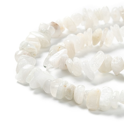Natural Rainbow Moonstone Beads Strands G-A200-02-1