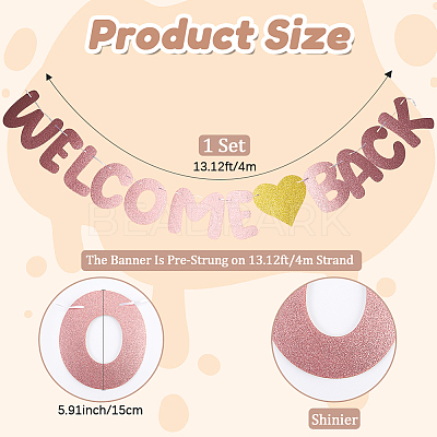 Paper Welcome Back Matter Banner DIY-WH20001-89C-1