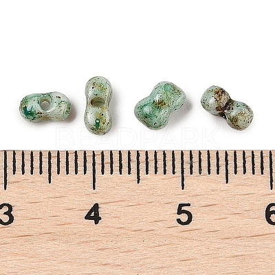 Picasso Glass Seed Beads SEED-Q038-02B-1