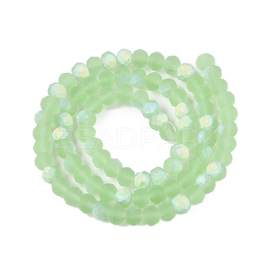 Transparent Glass Beads Strands EGLA-A044-T6mm-MB09-1