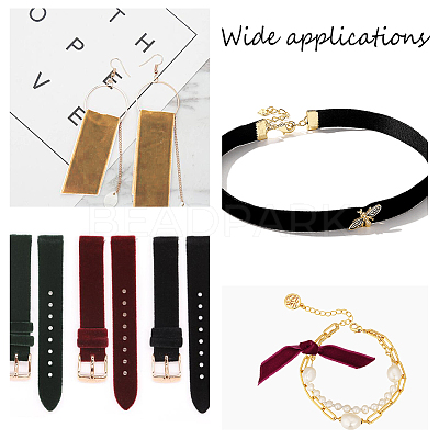 Velvet Ribbon SRIB-WH0006-18G-1