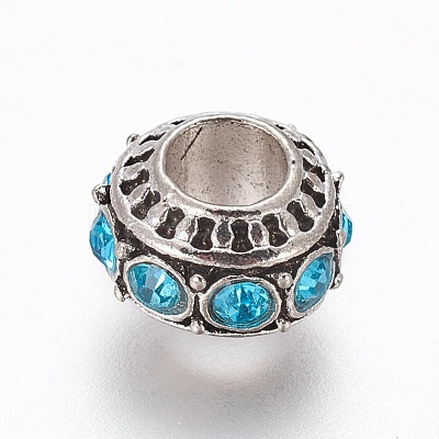 Tibetan Style Alloy European Beads PALLOY-F224-16AS-1