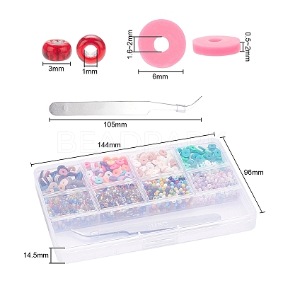 DIY Beads Jewelry Making Kit DIY-YW0004-48-1