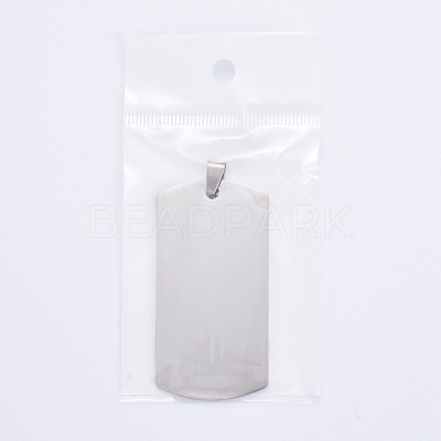 Tarnish Resistant 304 Stainless Steel Big Pendants STAS-I140-19A-S-1