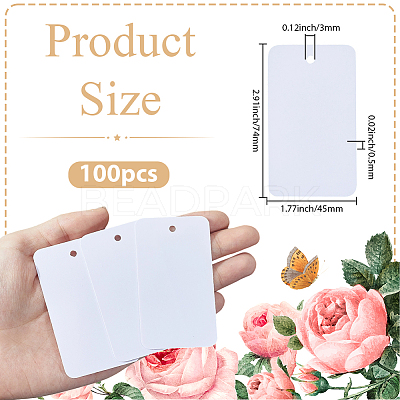 100Pcs PVC Plastic Blank Big Pendants KY-SP0001-72C-1